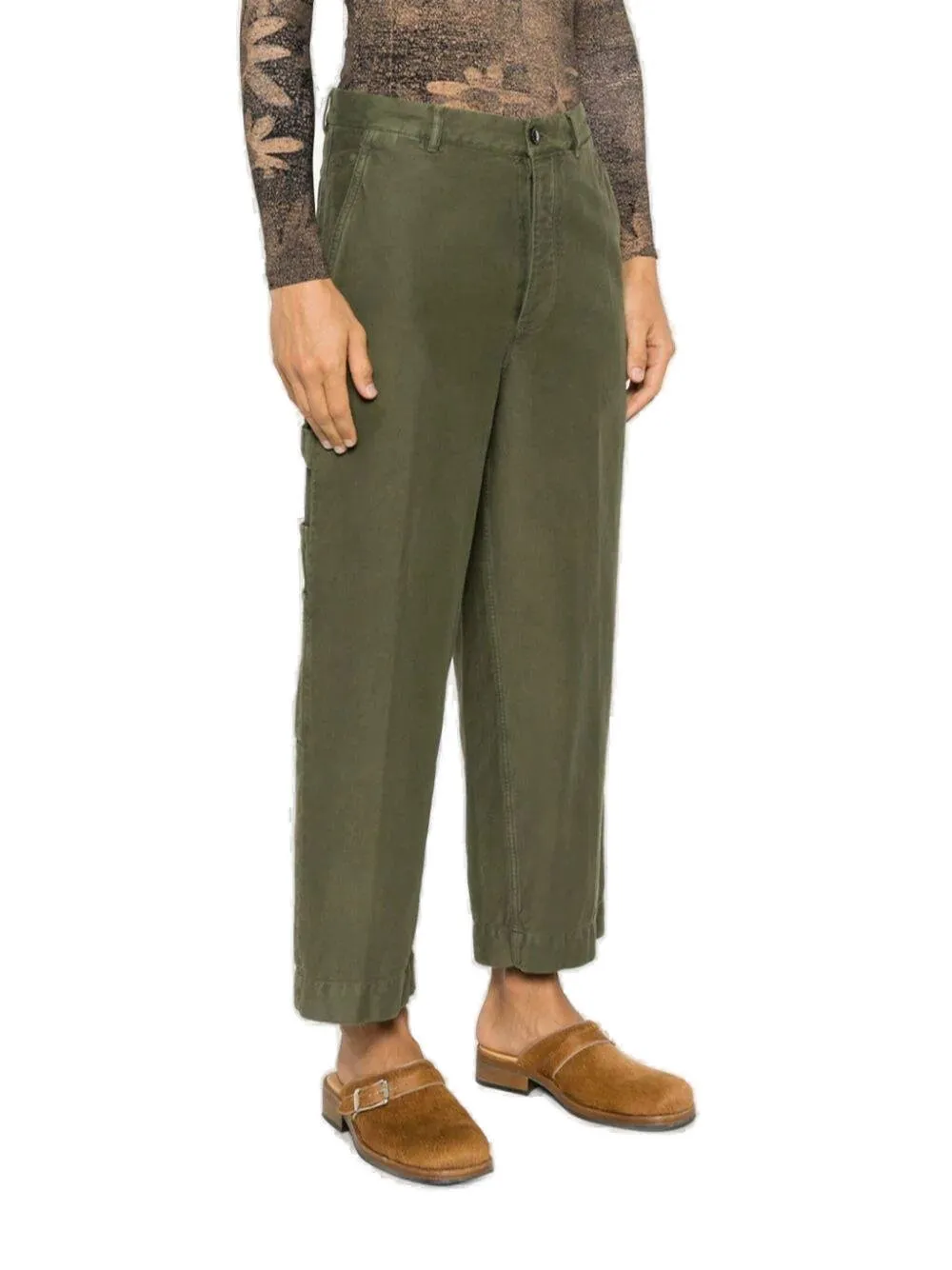 Dries Van Noten Pip Straight-Leg Trousers
