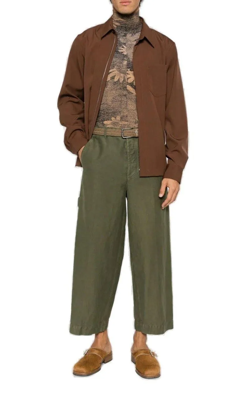 Dries Van Noten Pip Straight-Leg Trousers