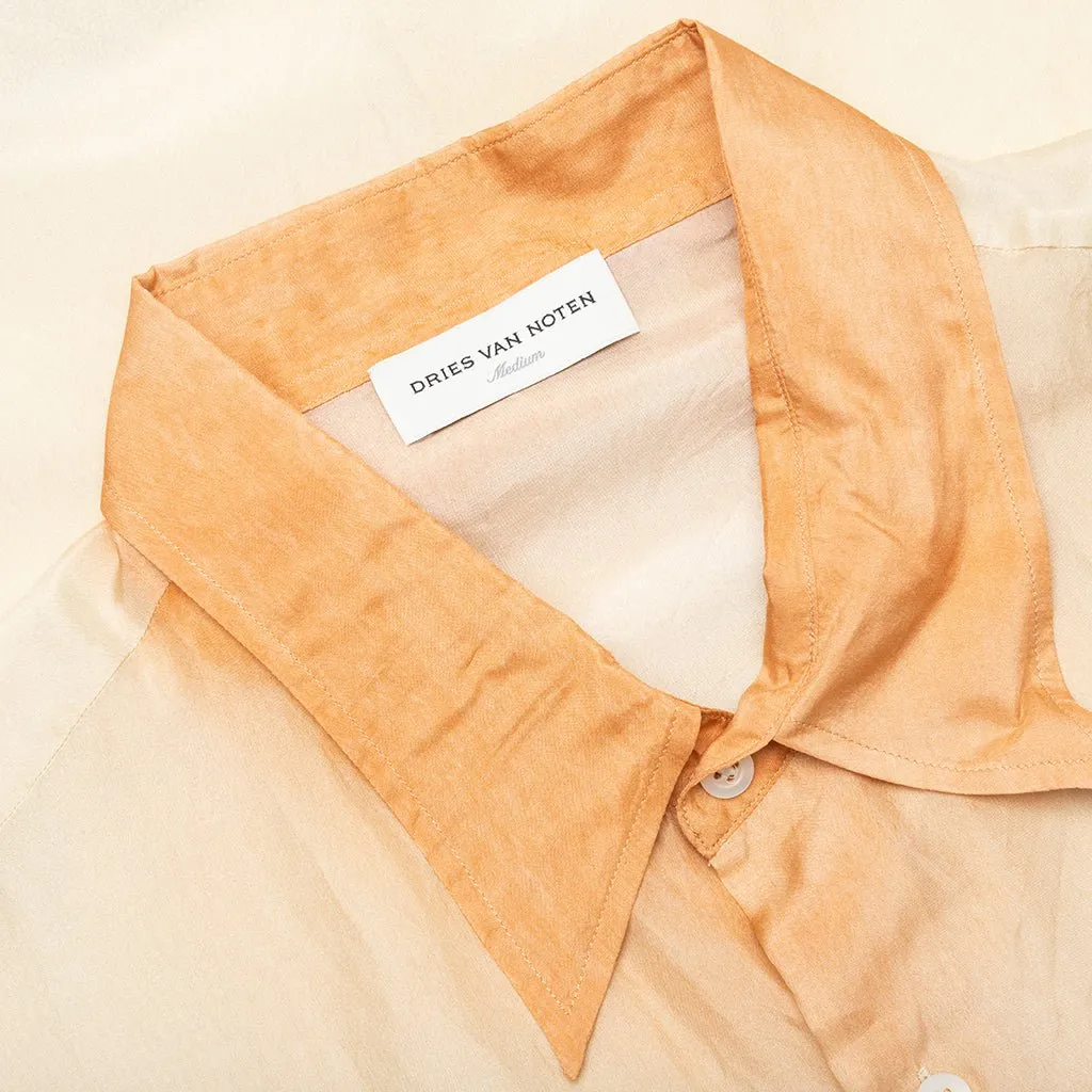 Dries Van Noten Cassidye Tie-Dyed Short-Sleeved Shirt