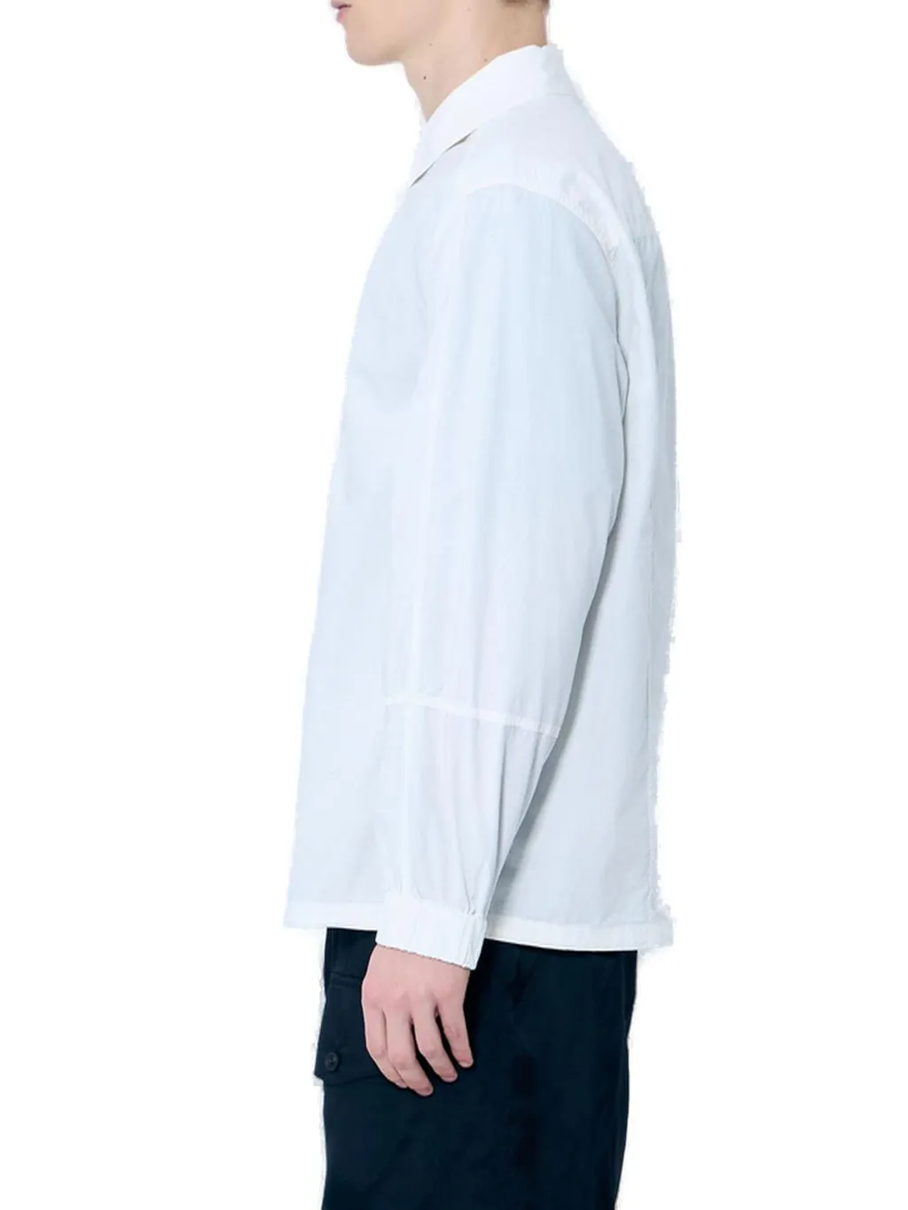Dries Van Noten Long-Sleeved Half-Zip Shirt