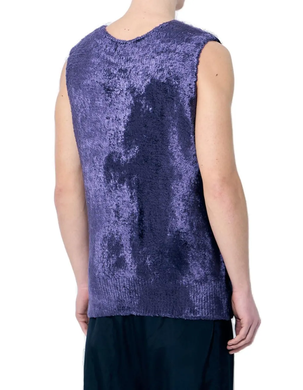 Dries Van Noten Fluffy Knitted Top