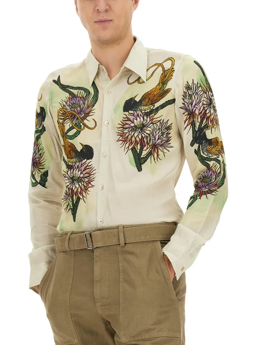 Dries Van Noten Graphic-Printed Shirt
