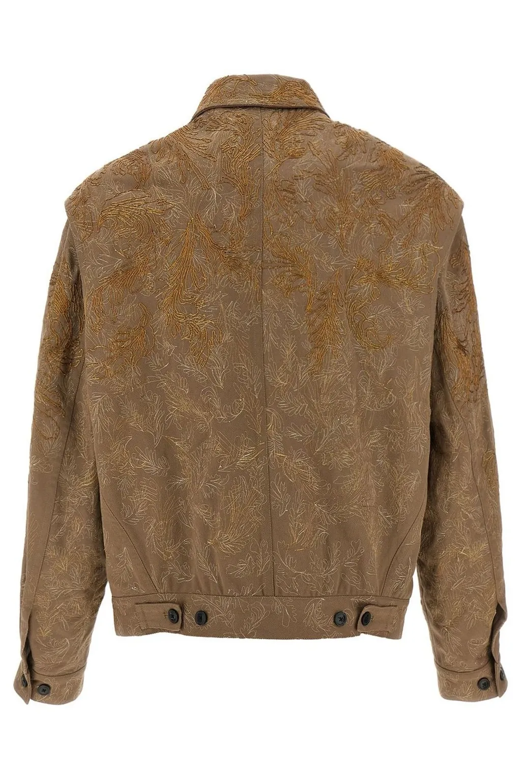 Dries Van Noten All-Over Embroidered Jacket