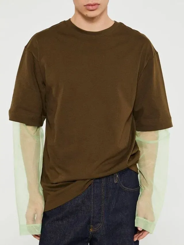 Dries Van Noten Hemal Layered Long-Sleeved T-Shirt
