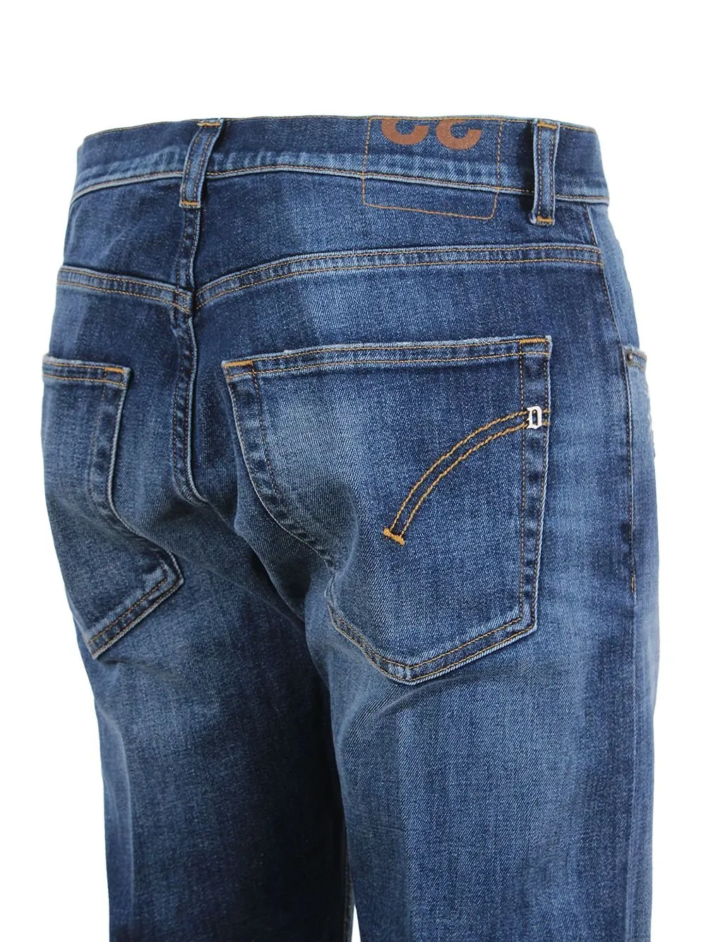 Dondup Distressed Straight-Leg Jeans