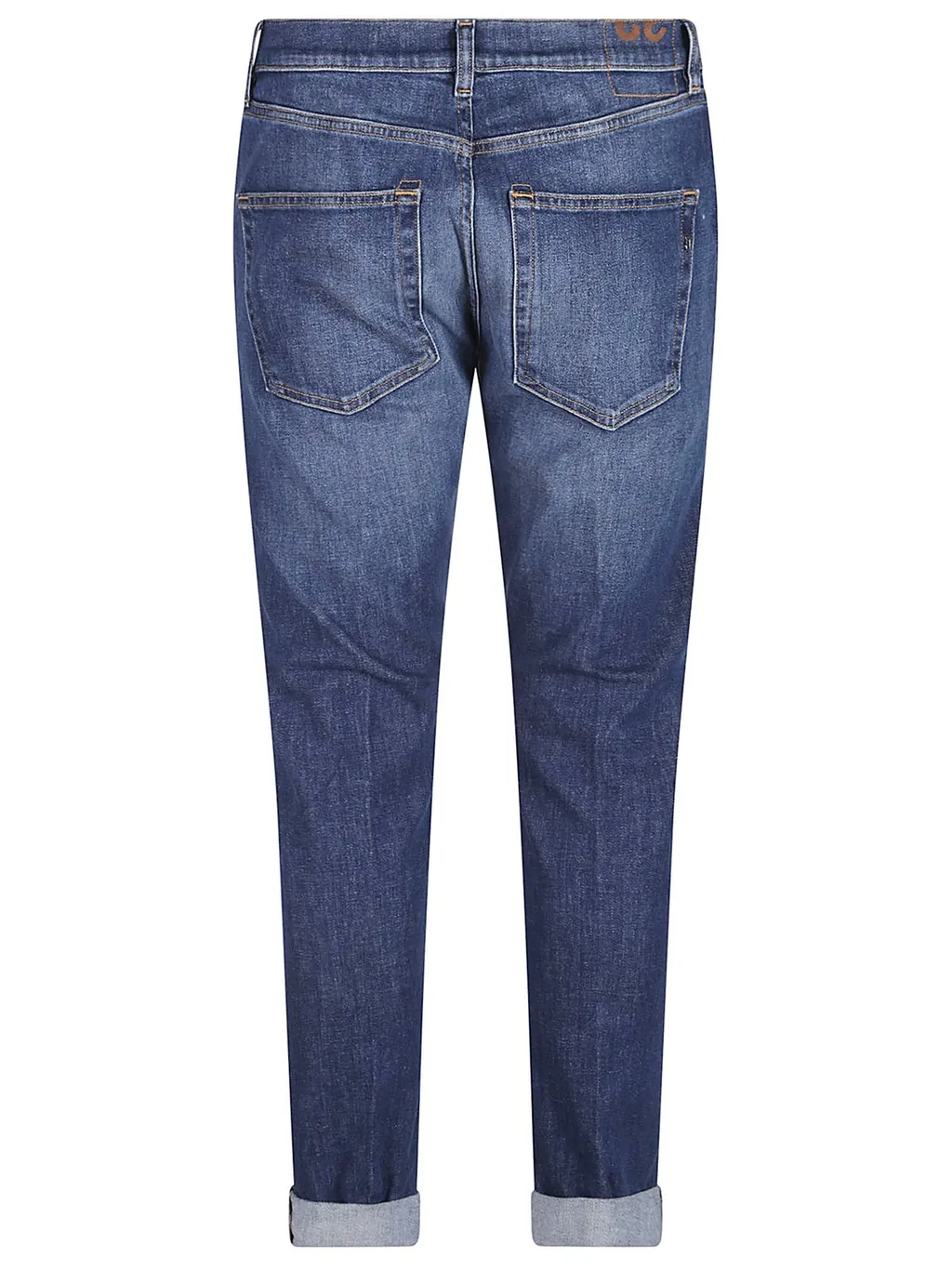 Dondup Cuffed Slim Fit Jeans