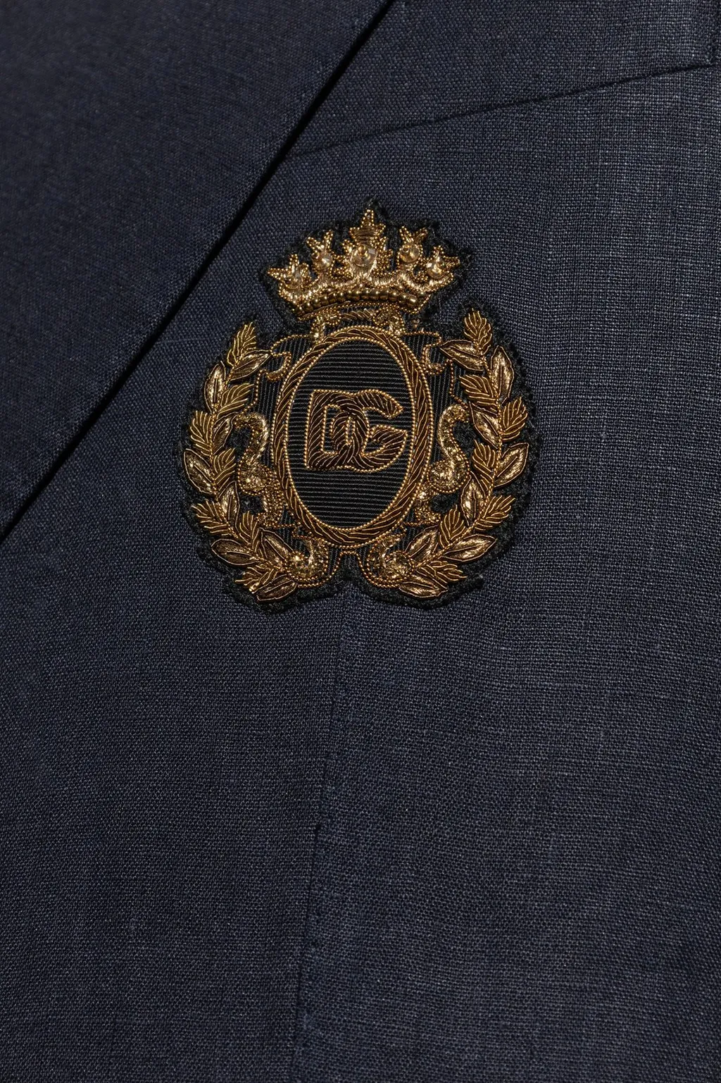 Dolce & Gabbana Heraldic Emblem Double-Breasted Tailored Jacket