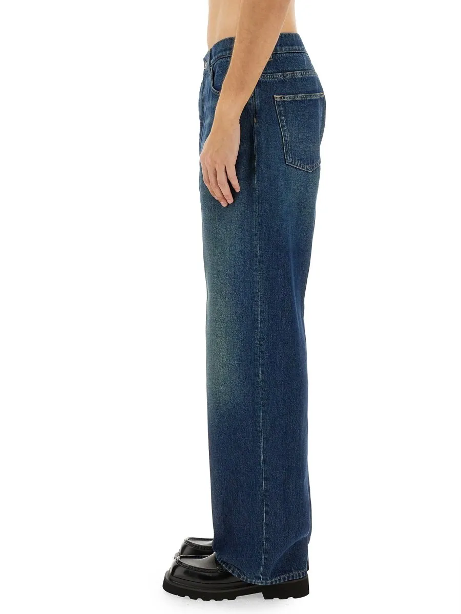 Dolce & Gabbana Logo Embroidered Jeans