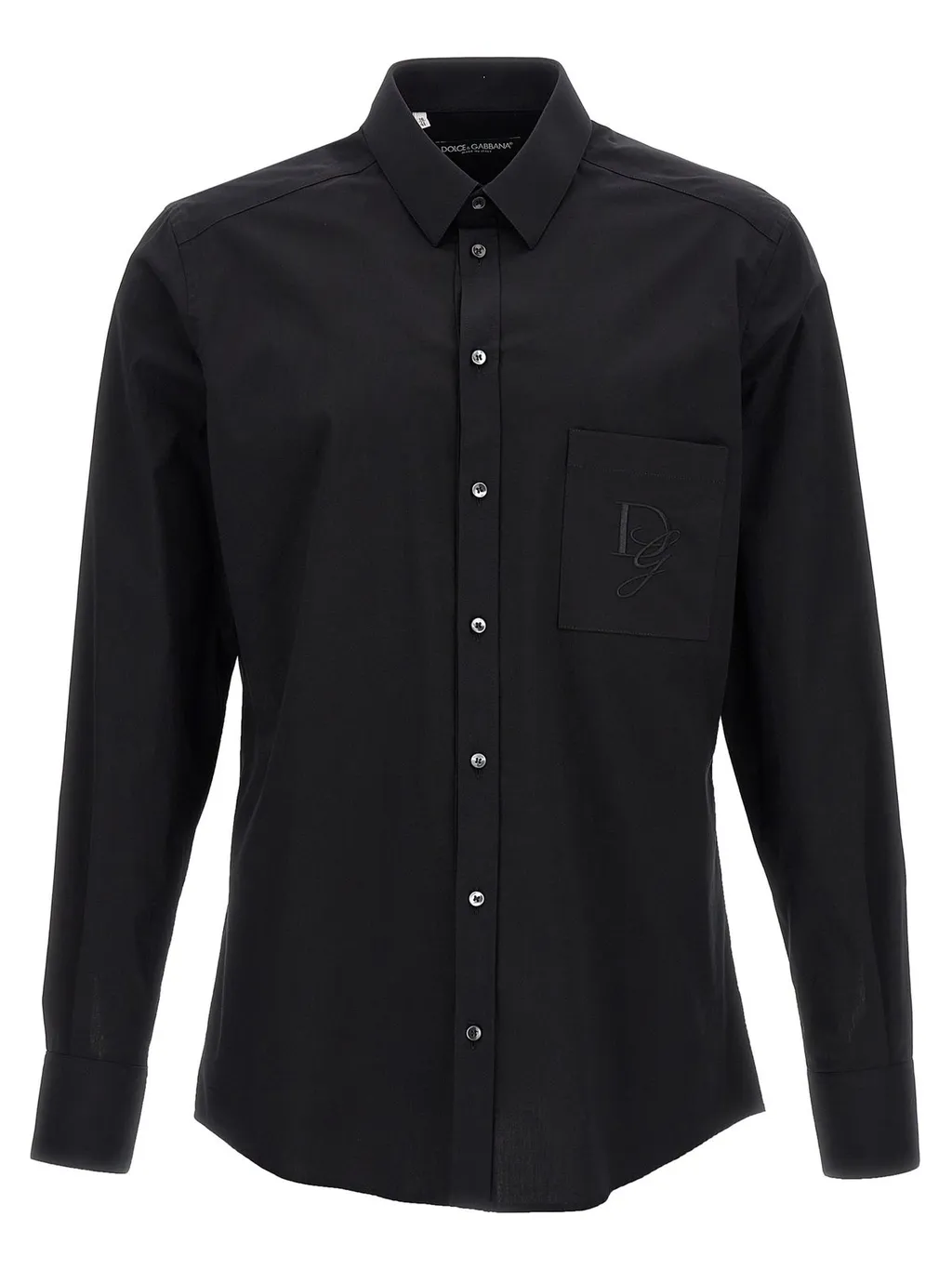 Dolce & Gabbana Dg Embroidered Long-Sleeved Shirt