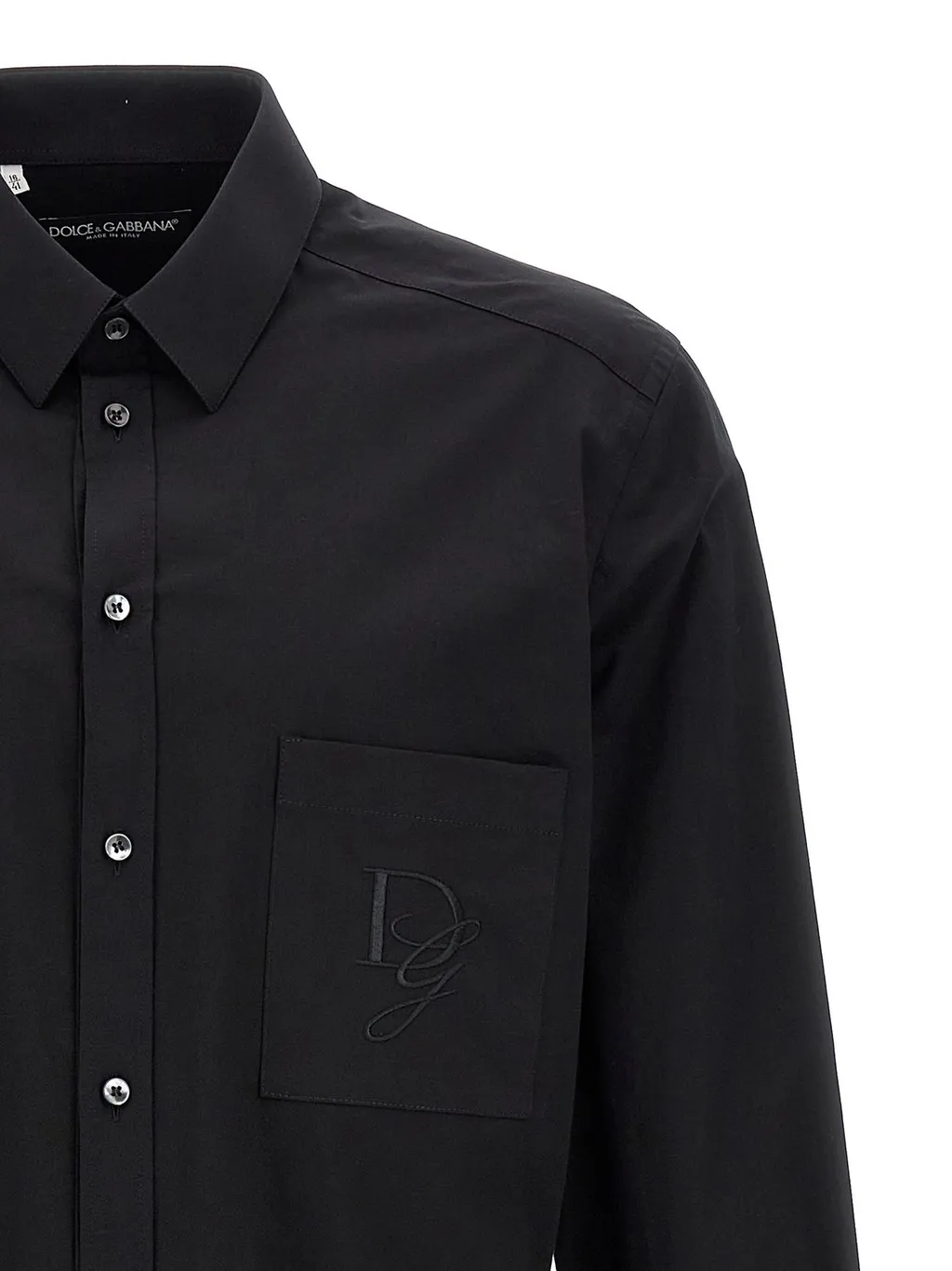 Dolce & Gabbana Dg Embroidered Long-Sleeved Shirt