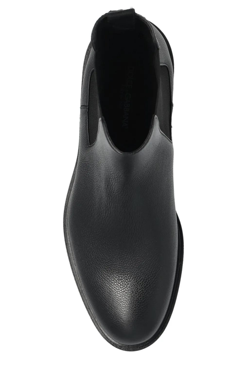 Dolce & Gabbana Round Toe Ankle Boots