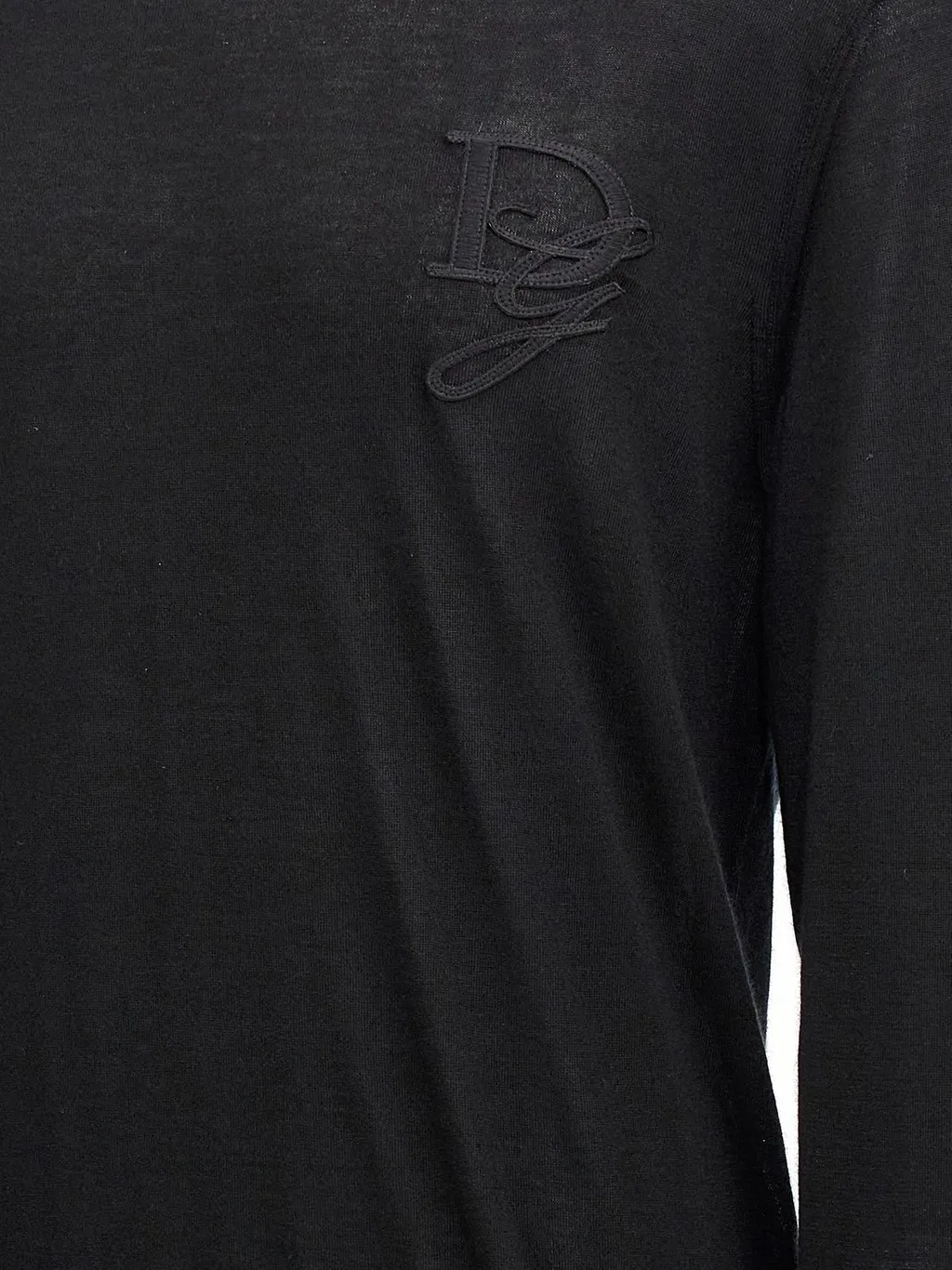 Dolce & Gabbana Logo Embroidered Round-Neck Sweater