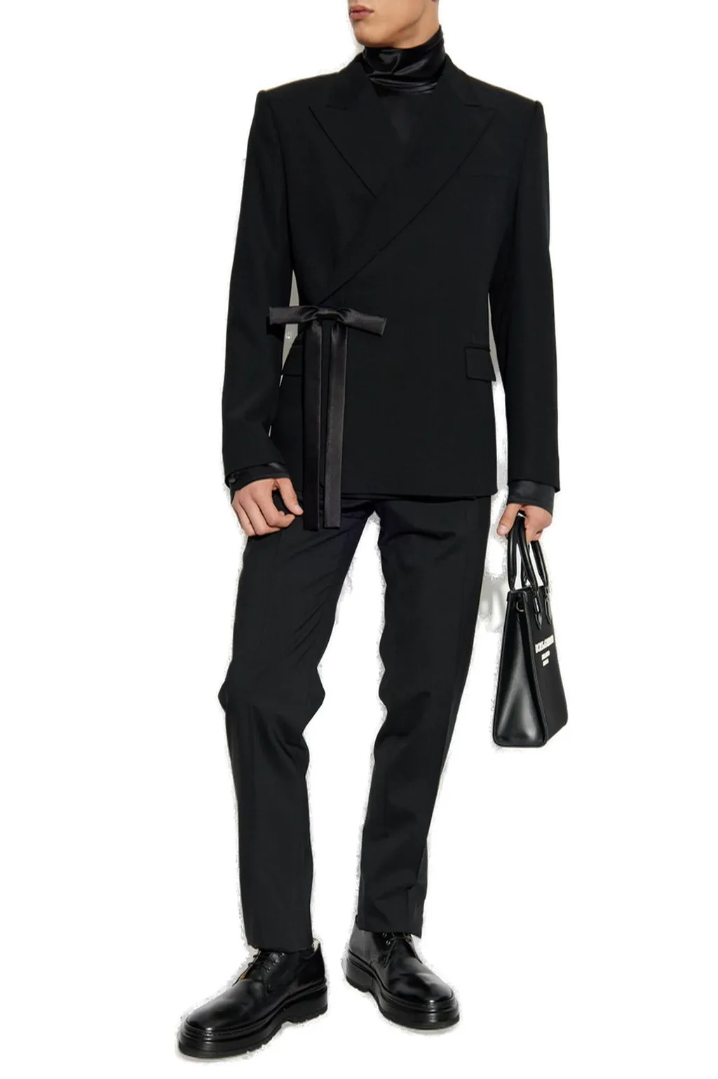 Dolce & Gabbana Satin Turtleneck Shirt