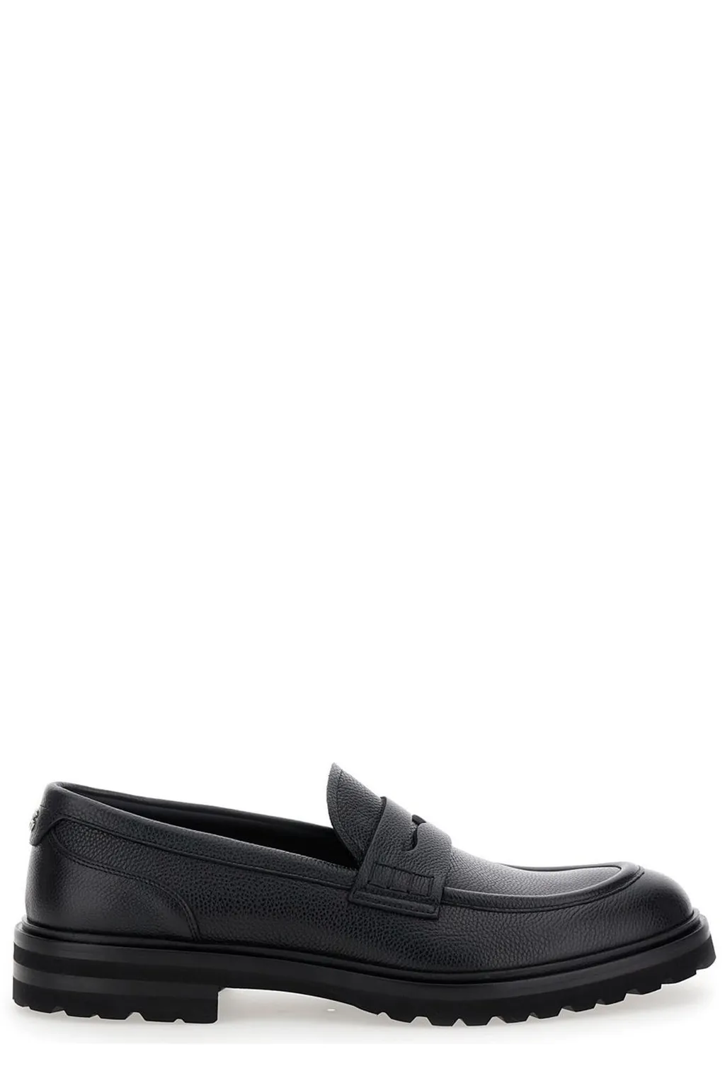 Dolce & Gabbana Almond Toe Penny Loafers