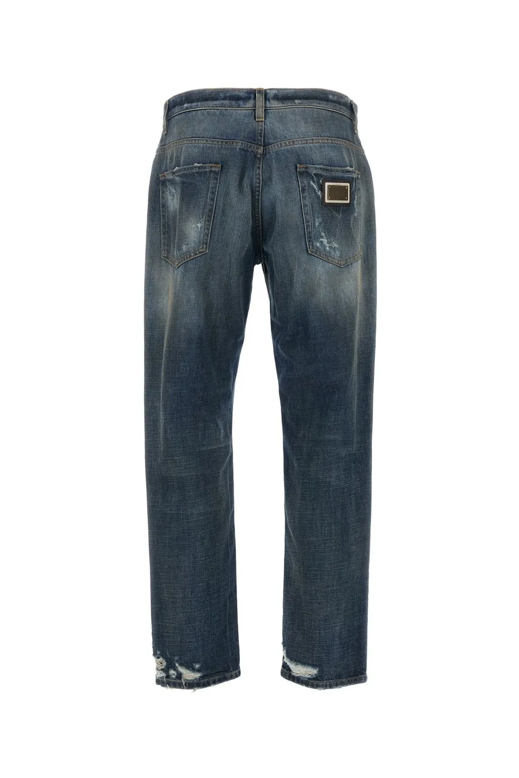 Dolce & Gabbana Distressed Stonewashed Jeans