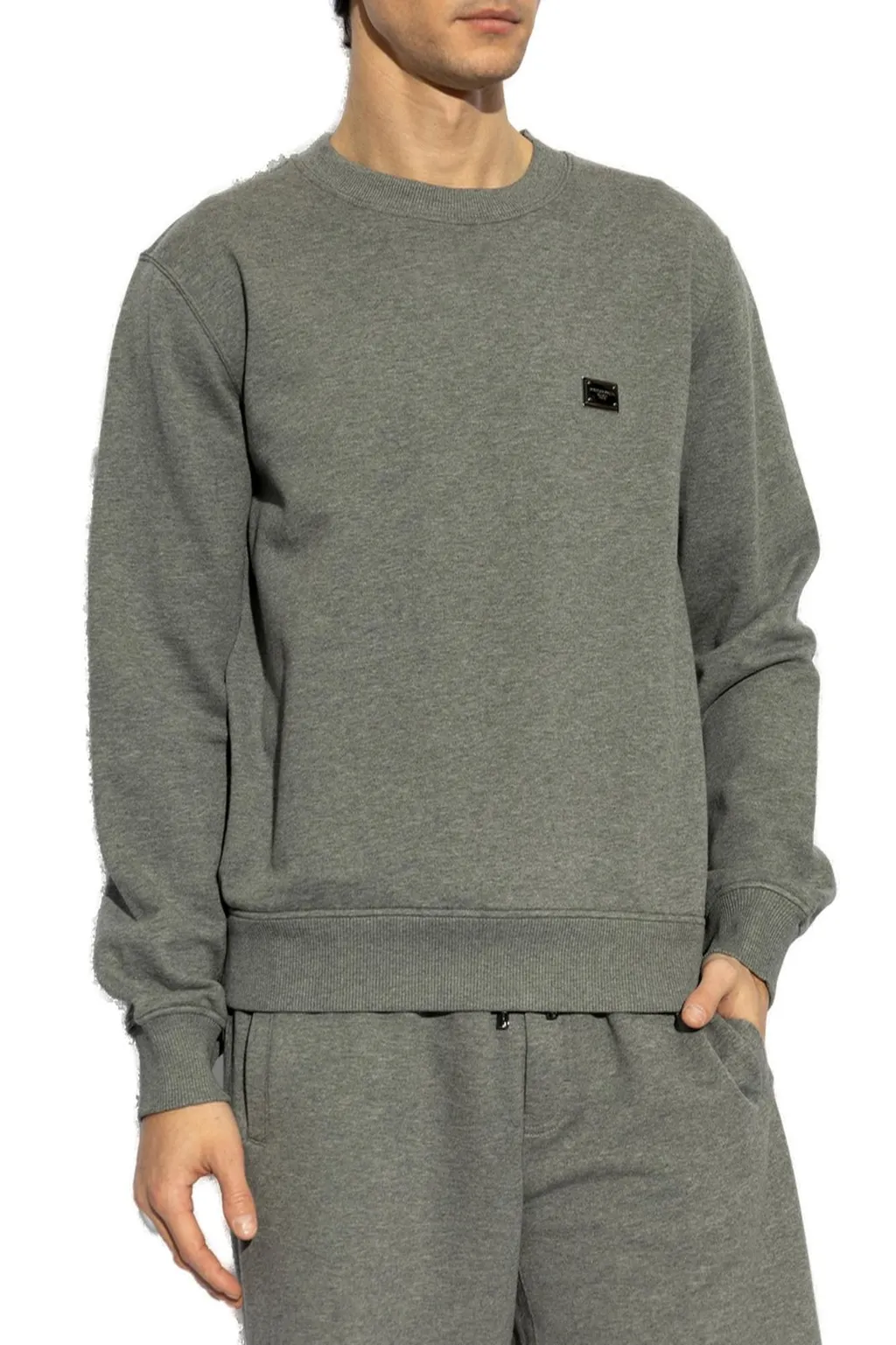 Dolce & Gabbana Logo Plaque Sweatshirt