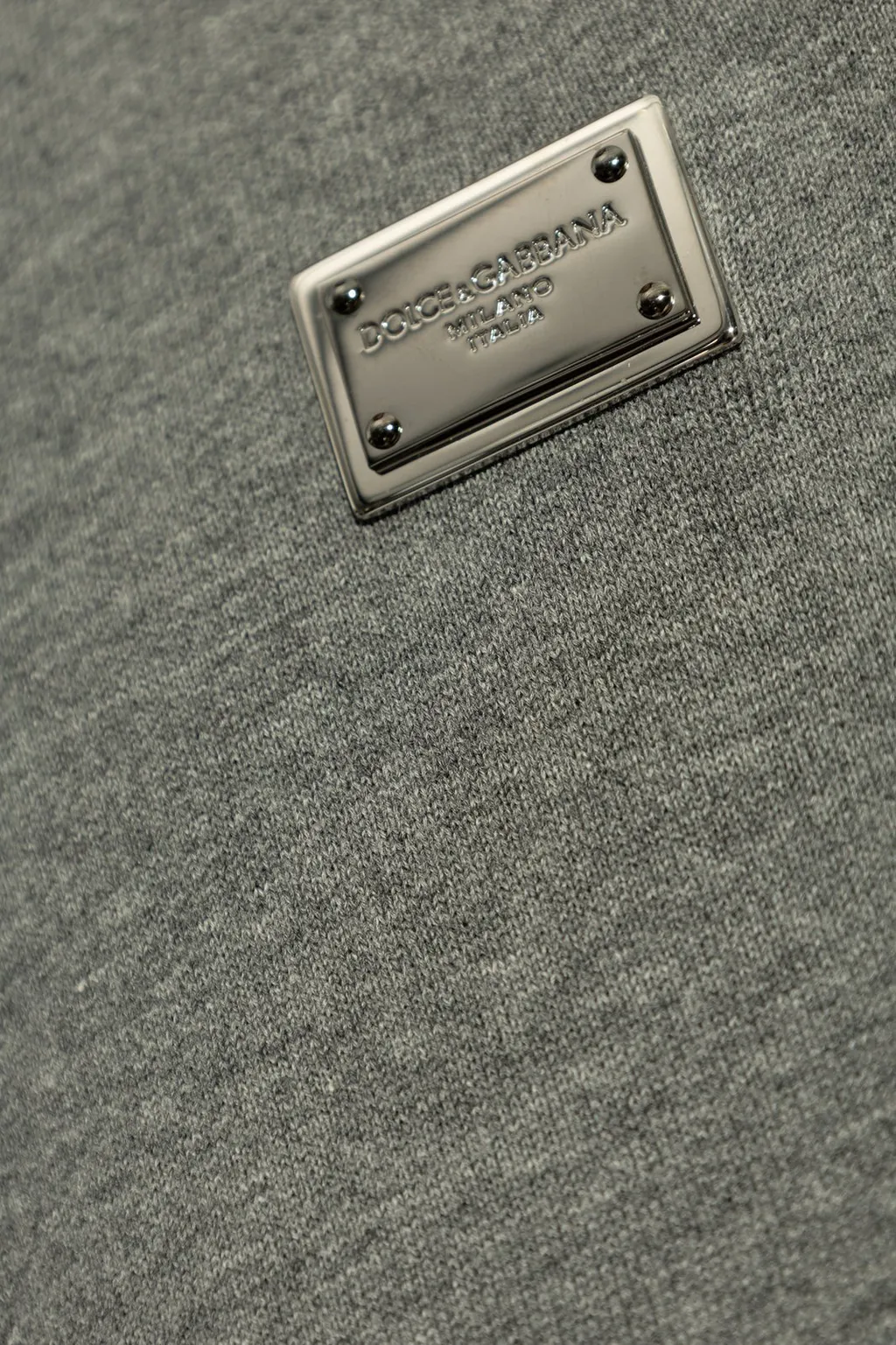 Dolce & Gabbana Logo Plaque Sweatshirt