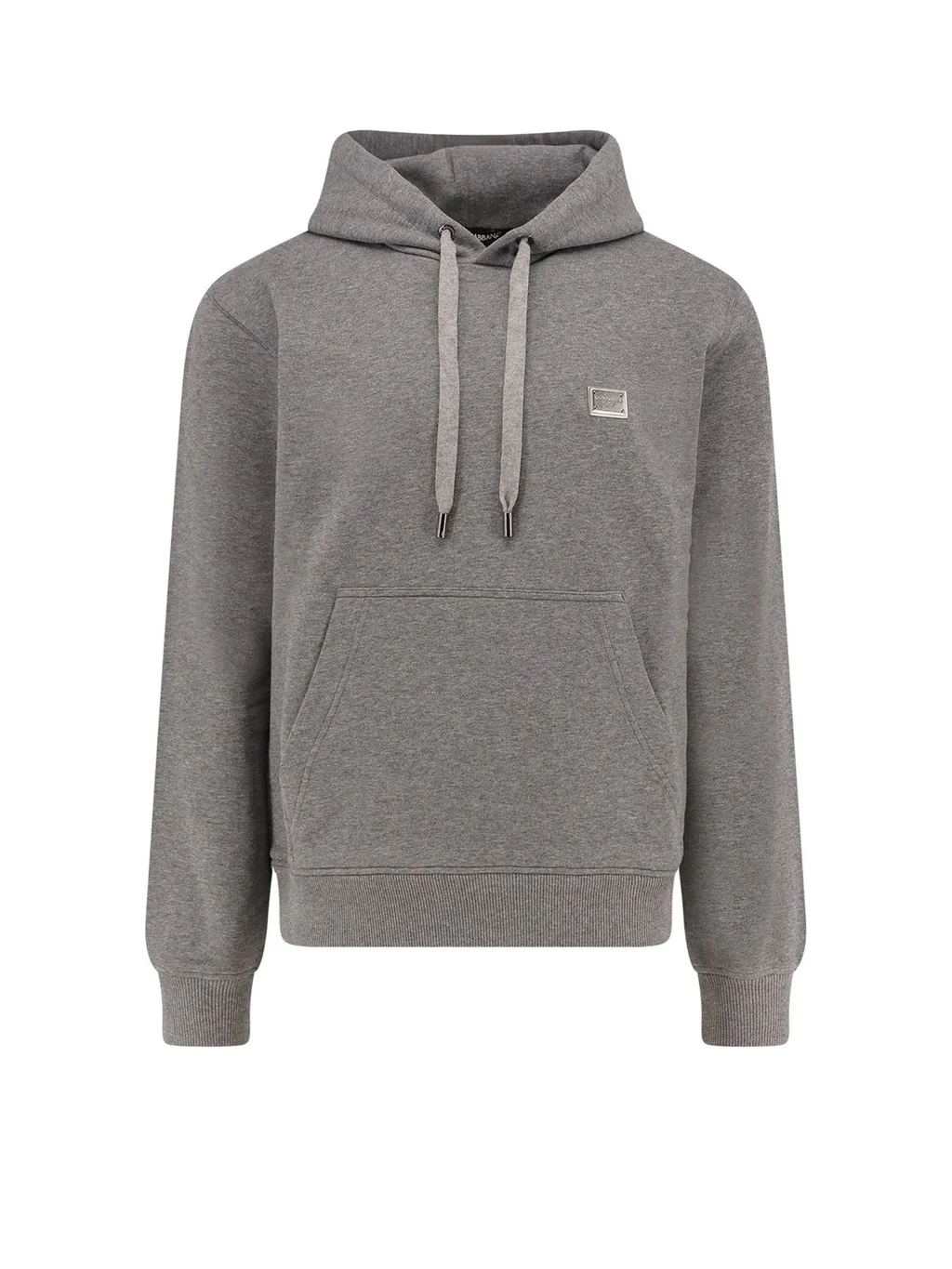 Dolce & Gabbana Logo Plaque Drawstring Hoodie