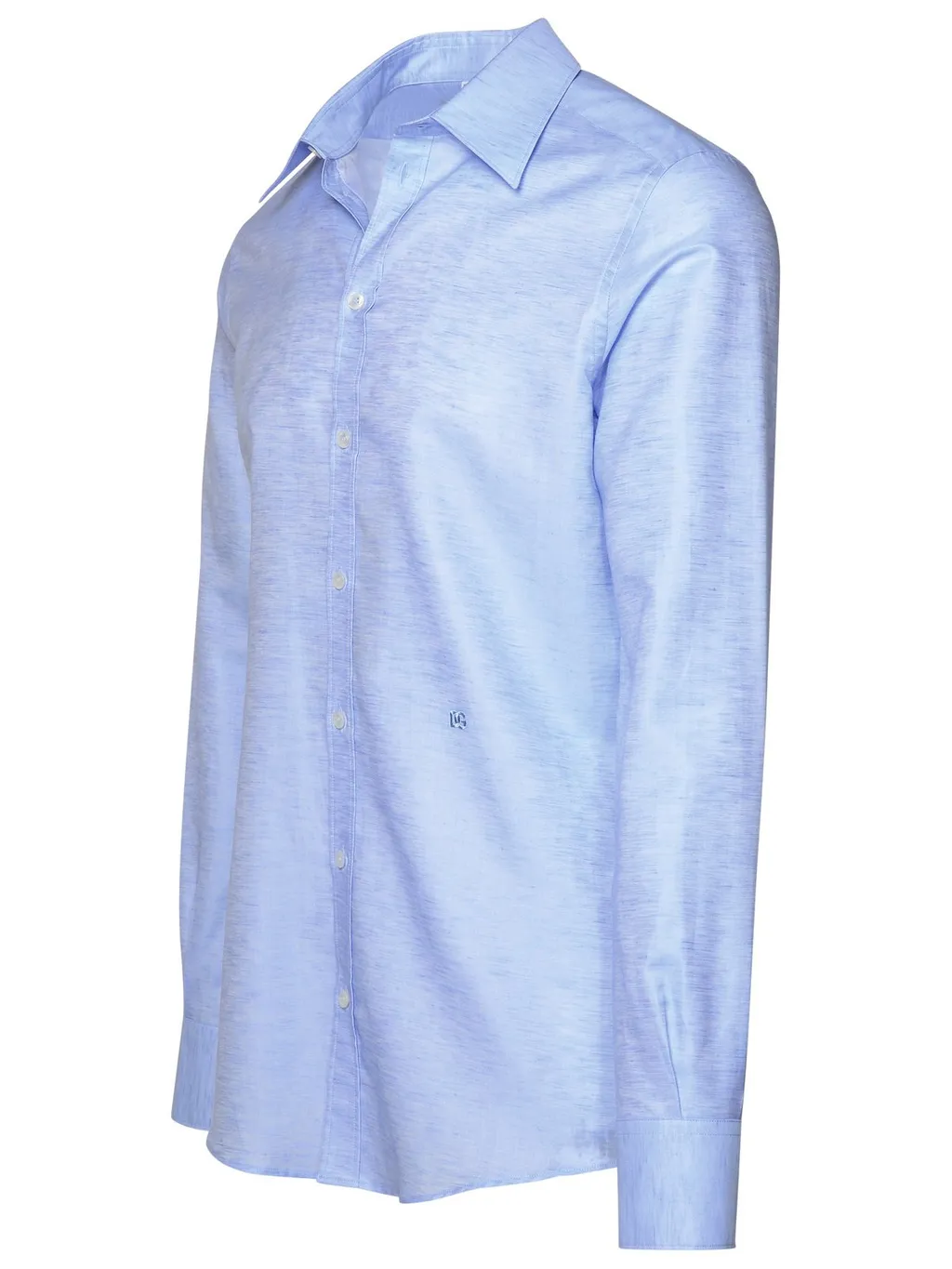 Dolce & Gabbana Logo Embroidered Buttoned Shirt
