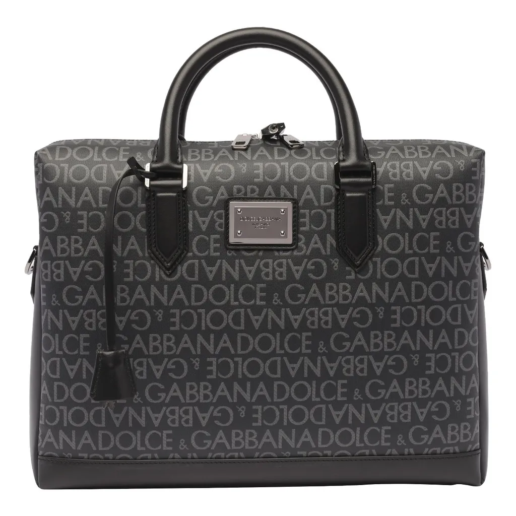 Dolce & Gabbana Logo Plaque Medium Briefcase