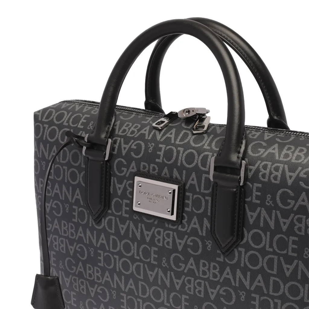 Dolce & Gabbana Logo Plaque Medium Briefcase