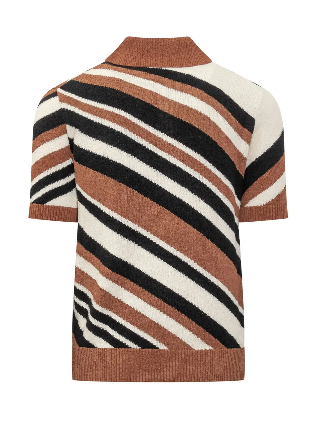 Dolce & Gabbana Striped Short-Sleeved Polo Shirt