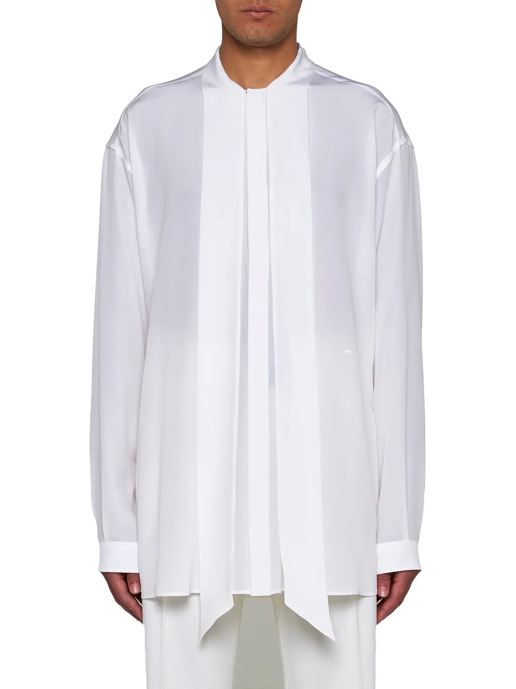 Dolce & Gabbana Scarf Detailed Shirt