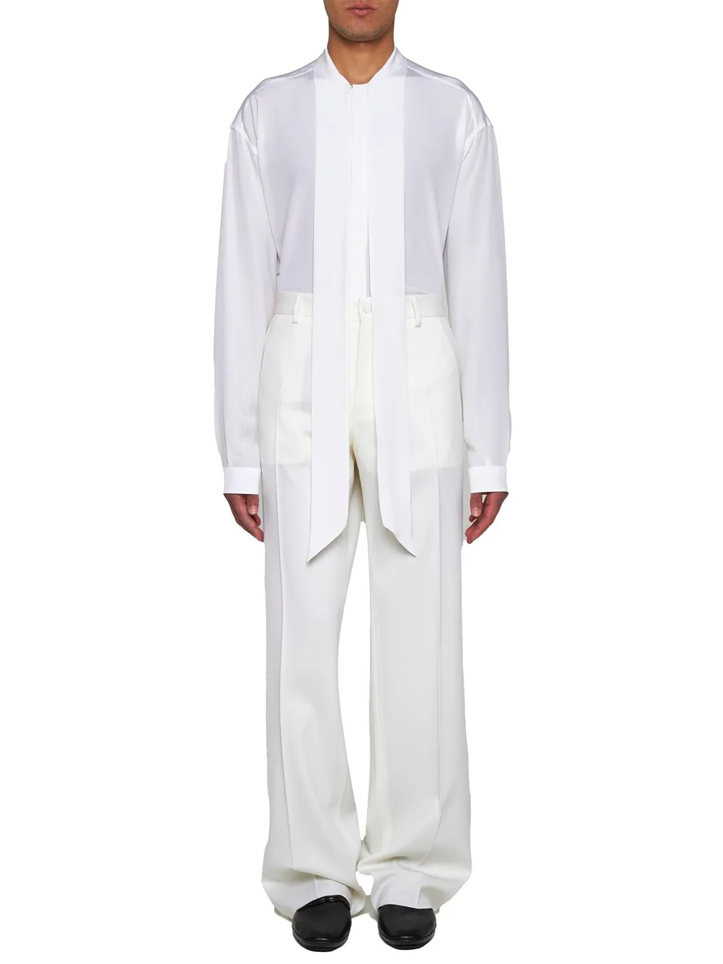 Dolce & Gabbana Scarf Detailed Shirt