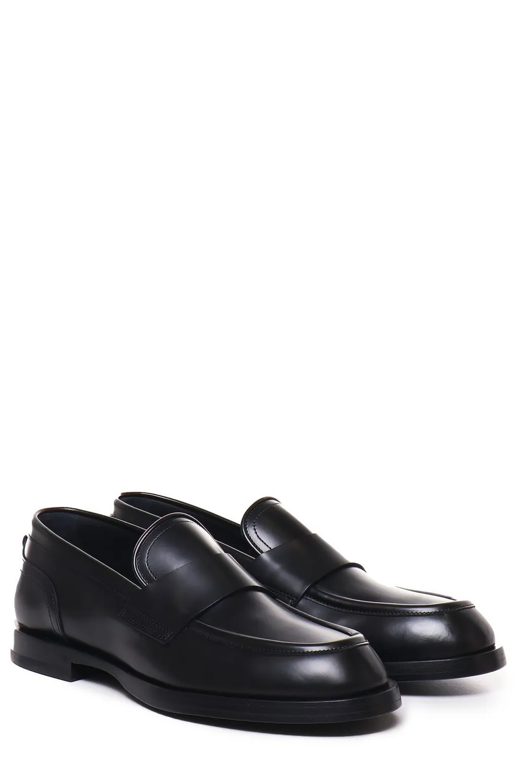Dolce & Gabbana Round Toe Loafers