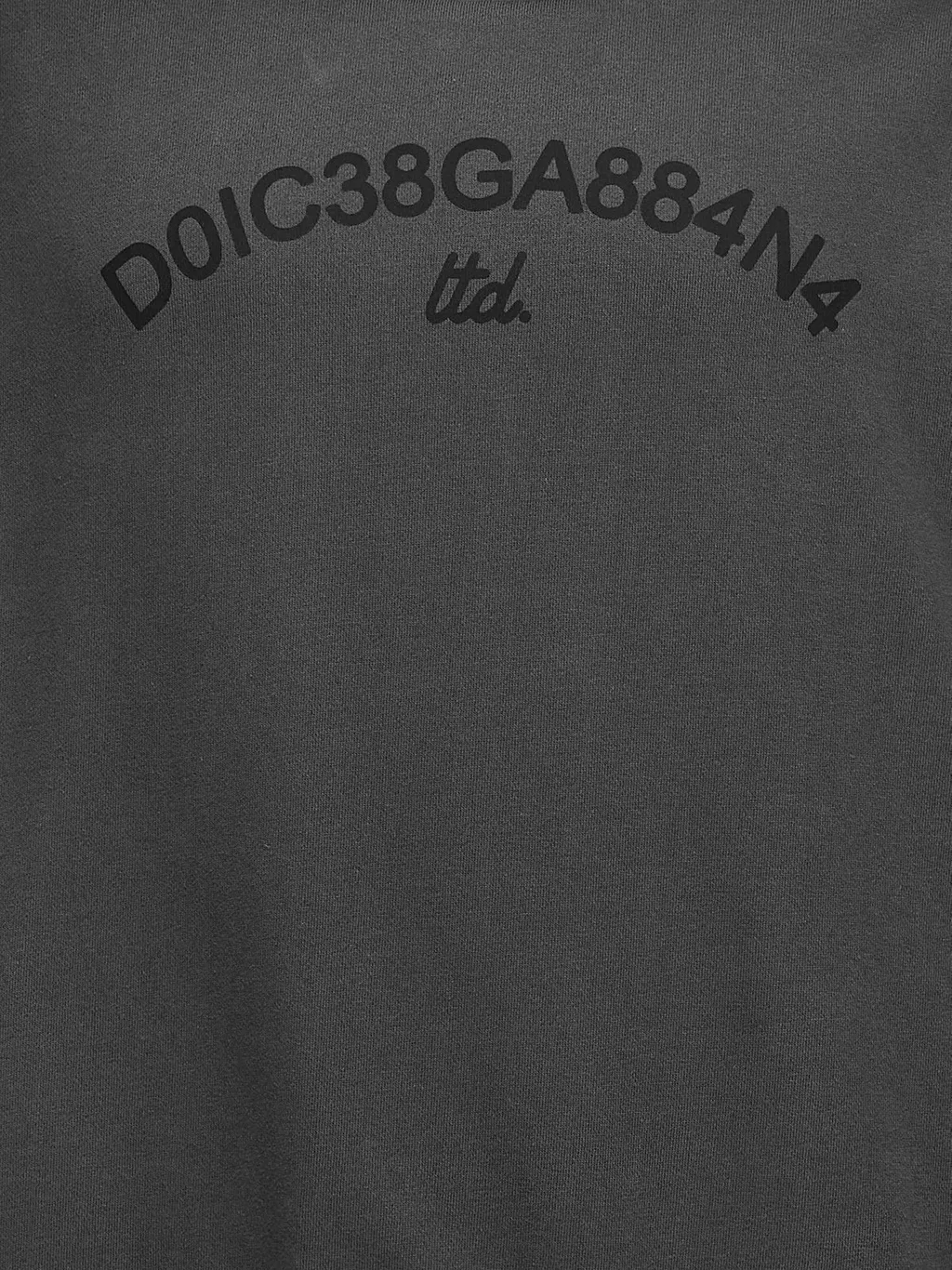 Dolce & Gabbana Logo Printed Cropped Hoodie