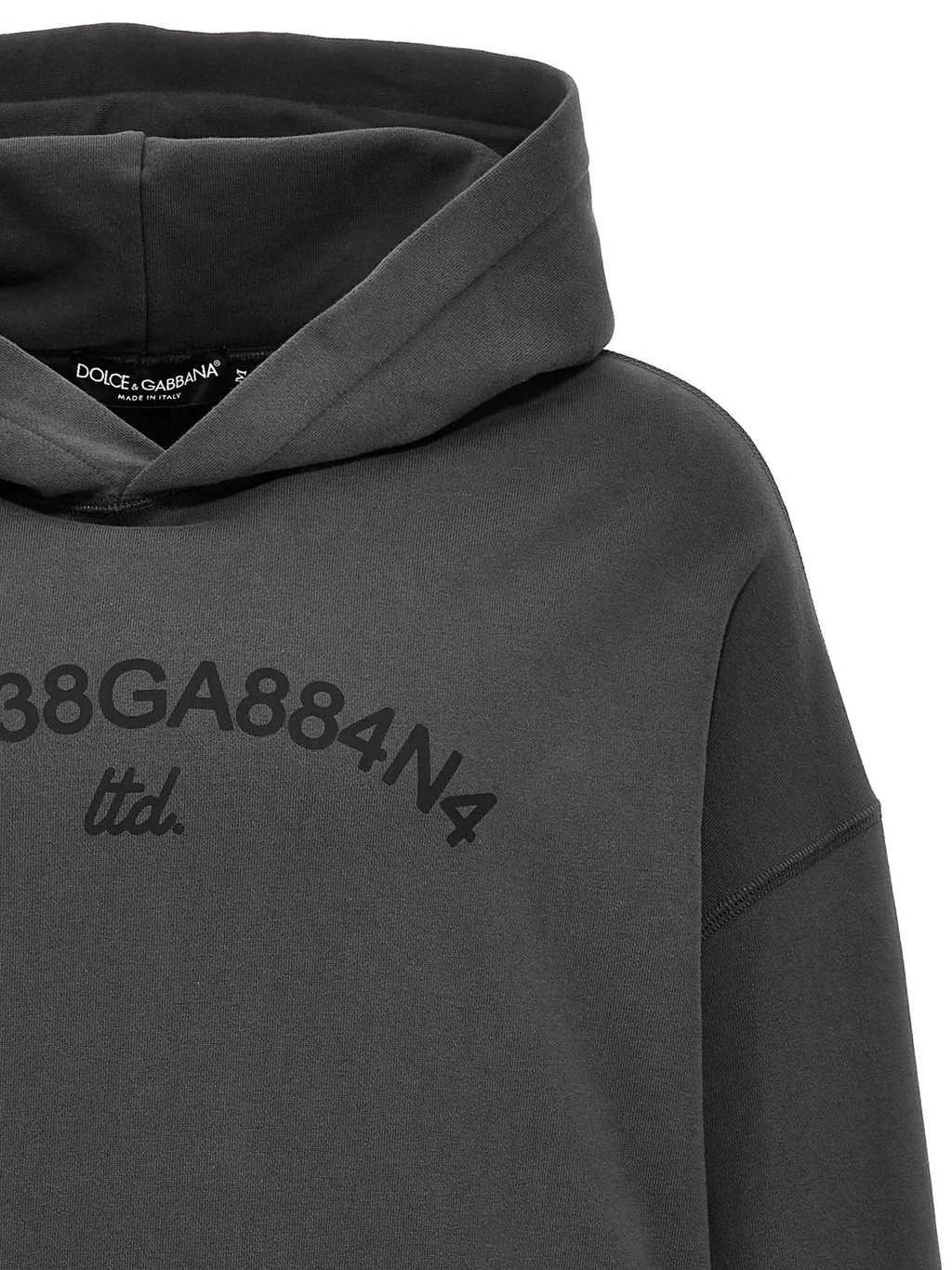 Dolce & Gabbana Logo Printed Cropped Hoodie
