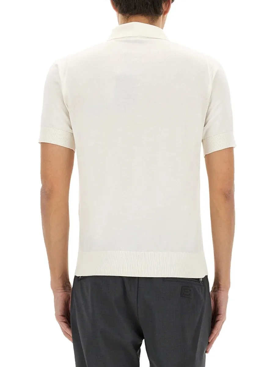 Dolce & Gabbana Logo Tag Polo Shirt