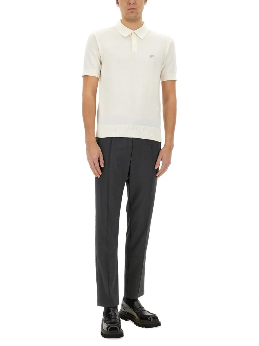 Dolce & Gabbana Logo Tag Polo Shirt