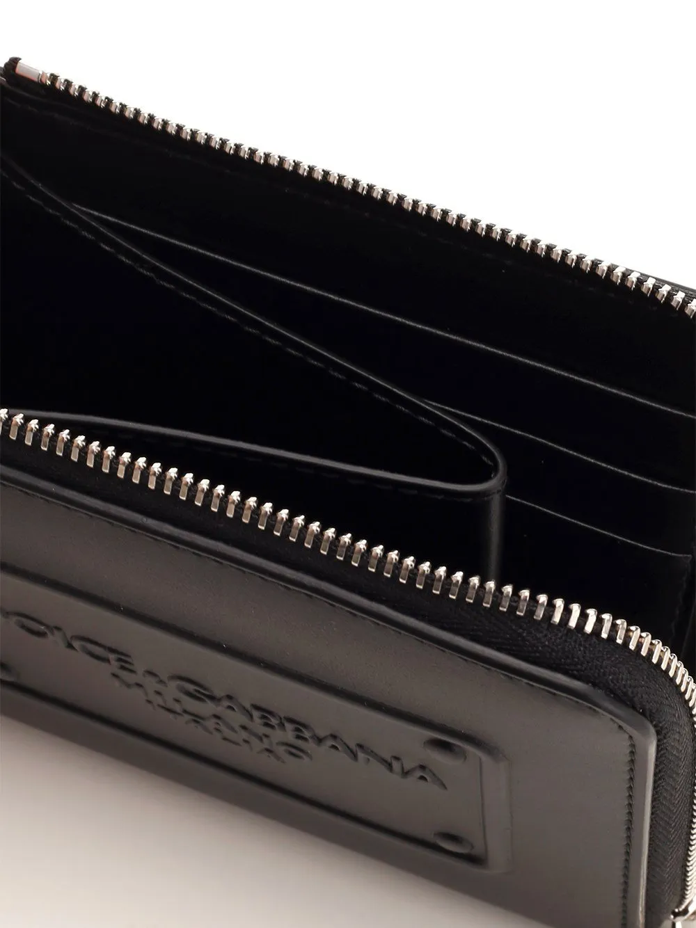 Dolce & Gabbana Logo Embossed All-Around Zipped Wallet