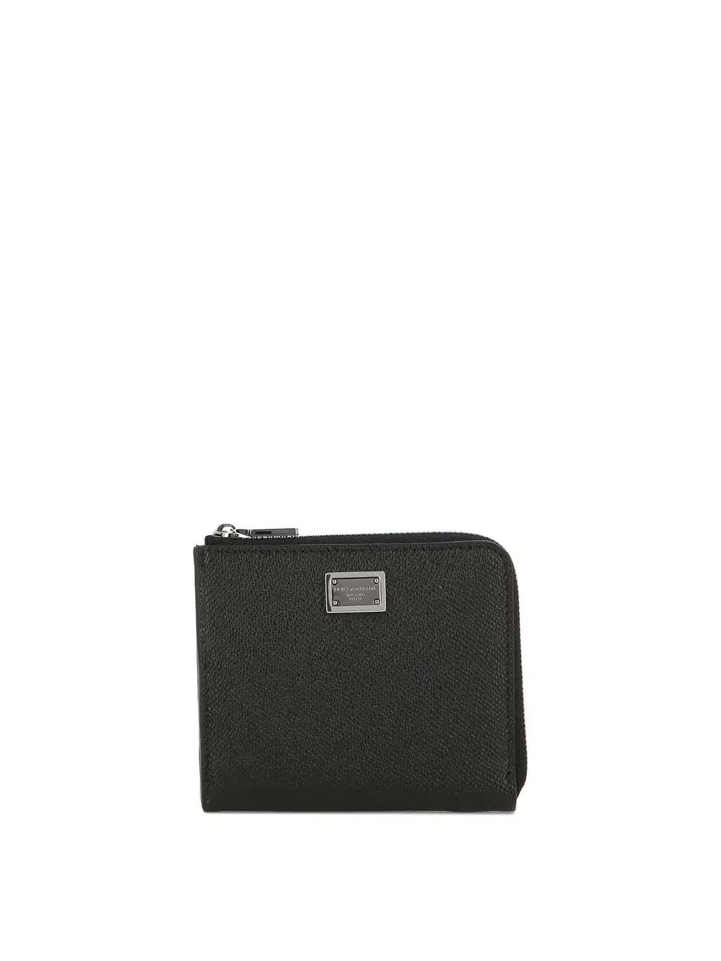 Dolce & Gabbana Logo-Plaque Zipped Wallet