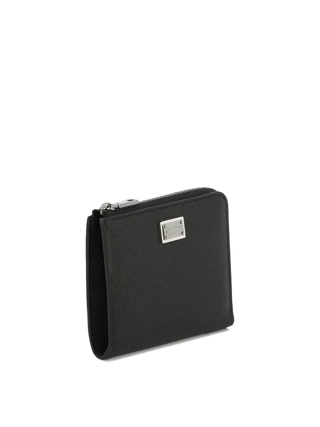 Dolce & Gabbana Logo-Plaque Zipped Wallet