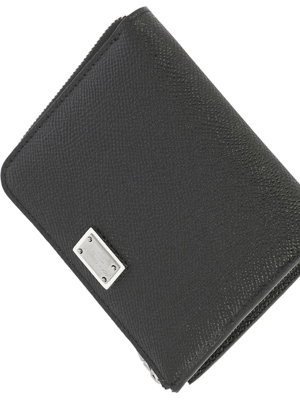 Dolce & Gabbana Logo-Plaque Zipped Wallet