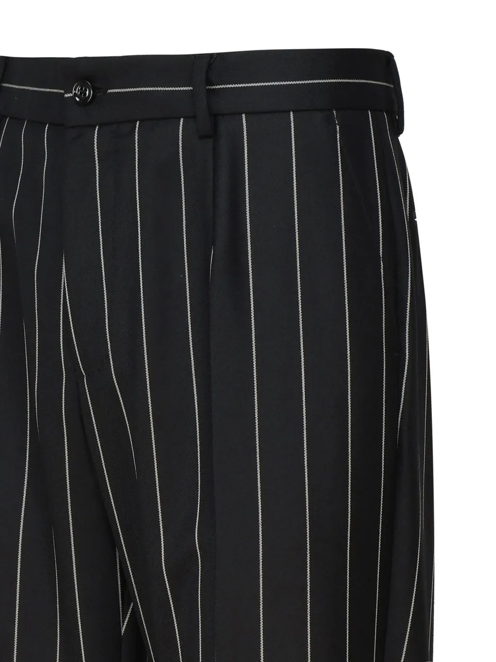 Dolce & Gabbana Pinstriped Straight-Leg Pants
