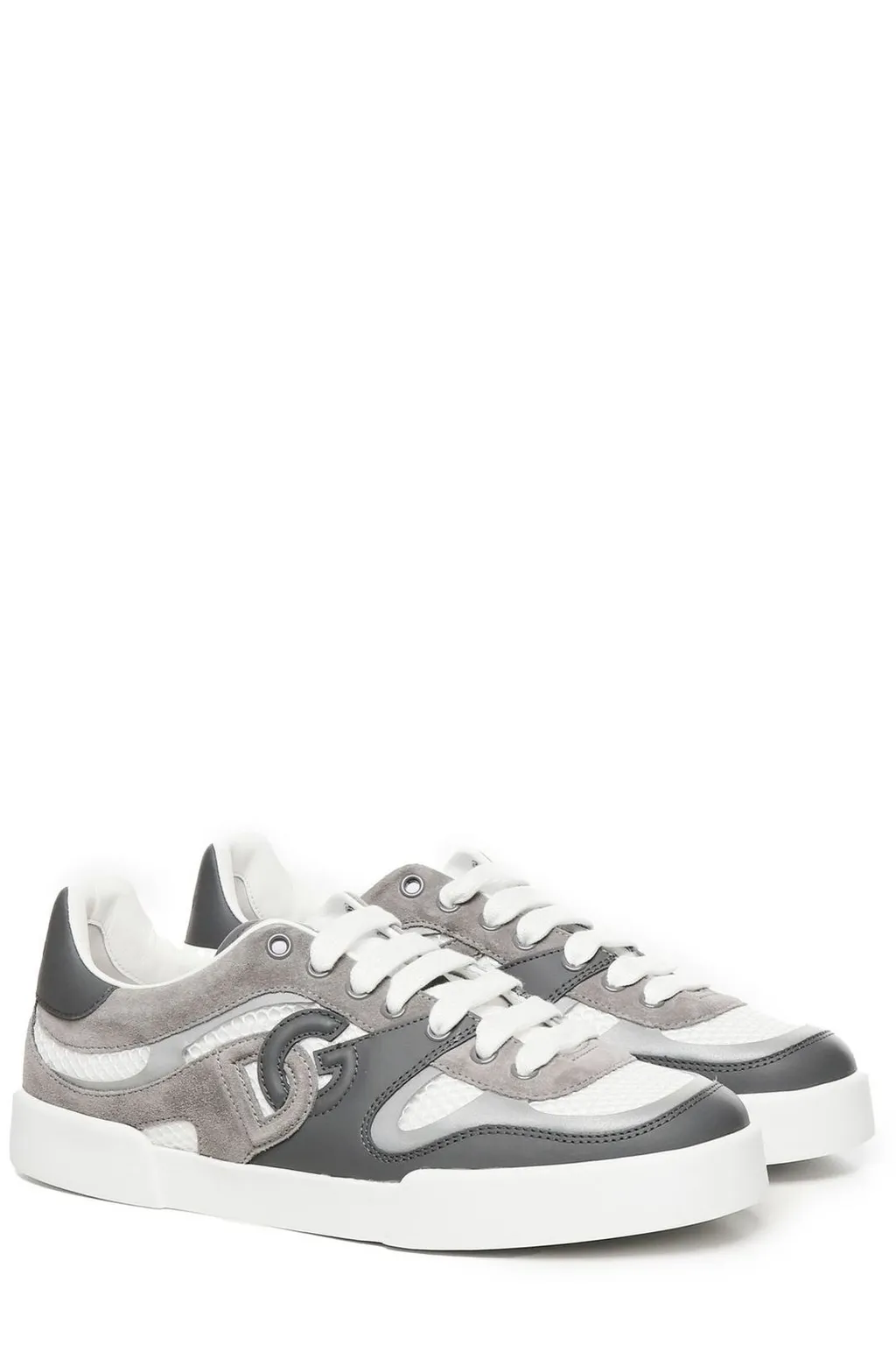 Dolce & Gabbana Portofino Logo Patch Sneakers