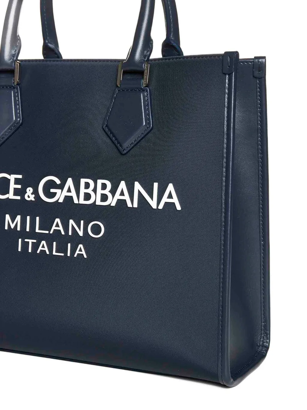 Dolce & Gabbana Logo Printed Top Handle Tote Bag
