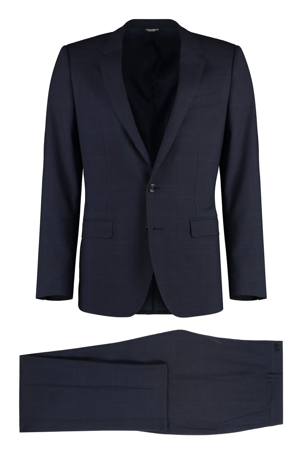 Dolce & Gabbana Single-Breasted Glen Plaid Martini-Fit Suit