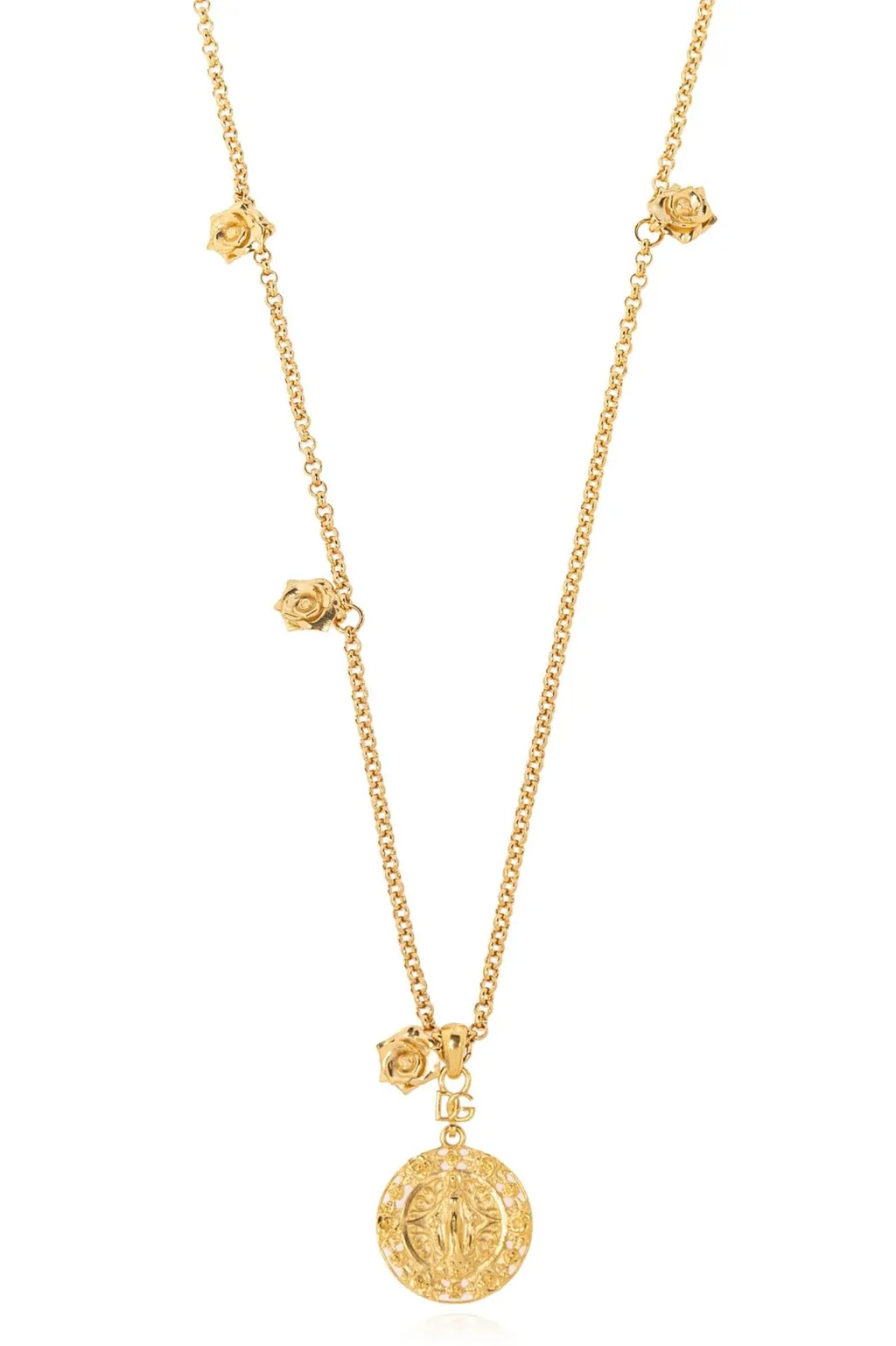 Dolce & Gabbana Medallion Pendant Necklace