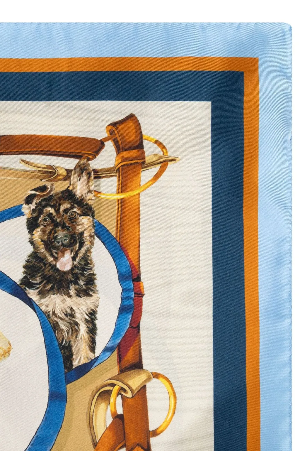 Dolce & Gabbana Dog Printed Scarf