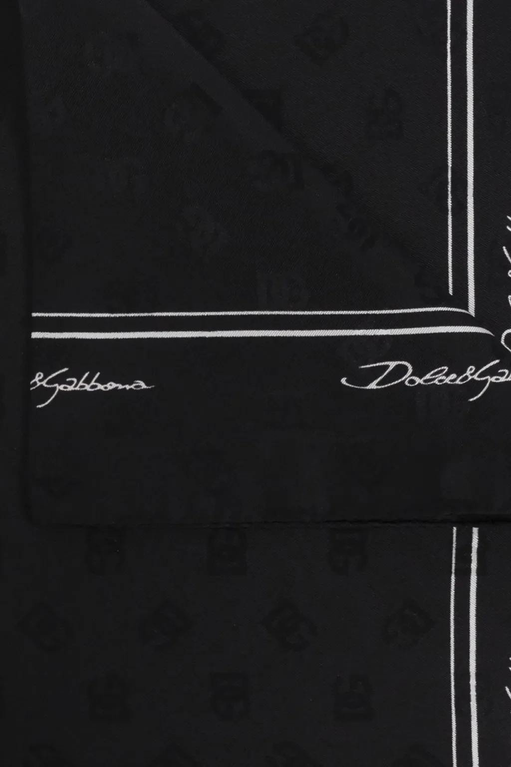 Dolce & Gabbana Logo Printed Scarf