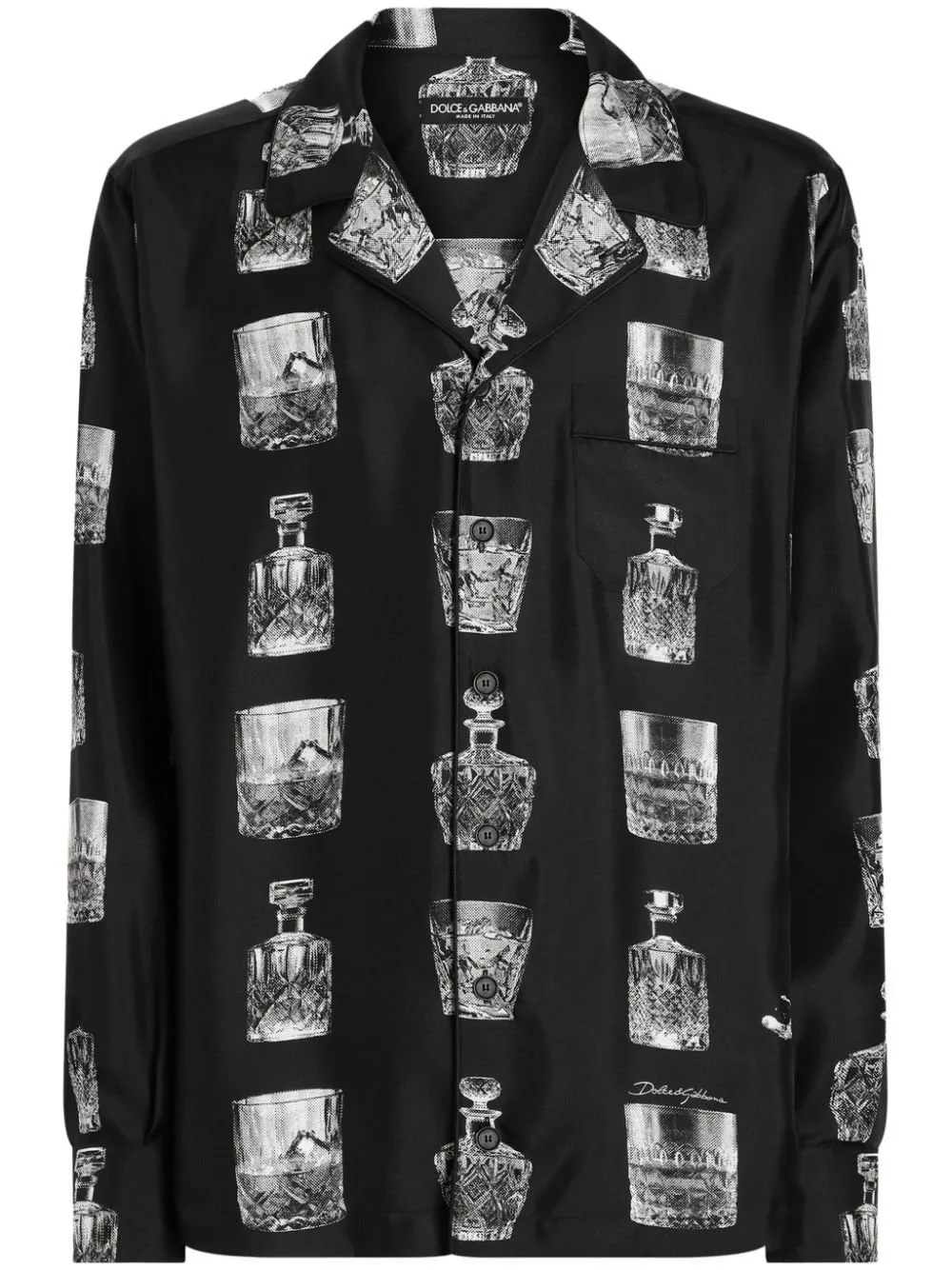 Dolce & Gabbana Printed Long Sleeve Shirt