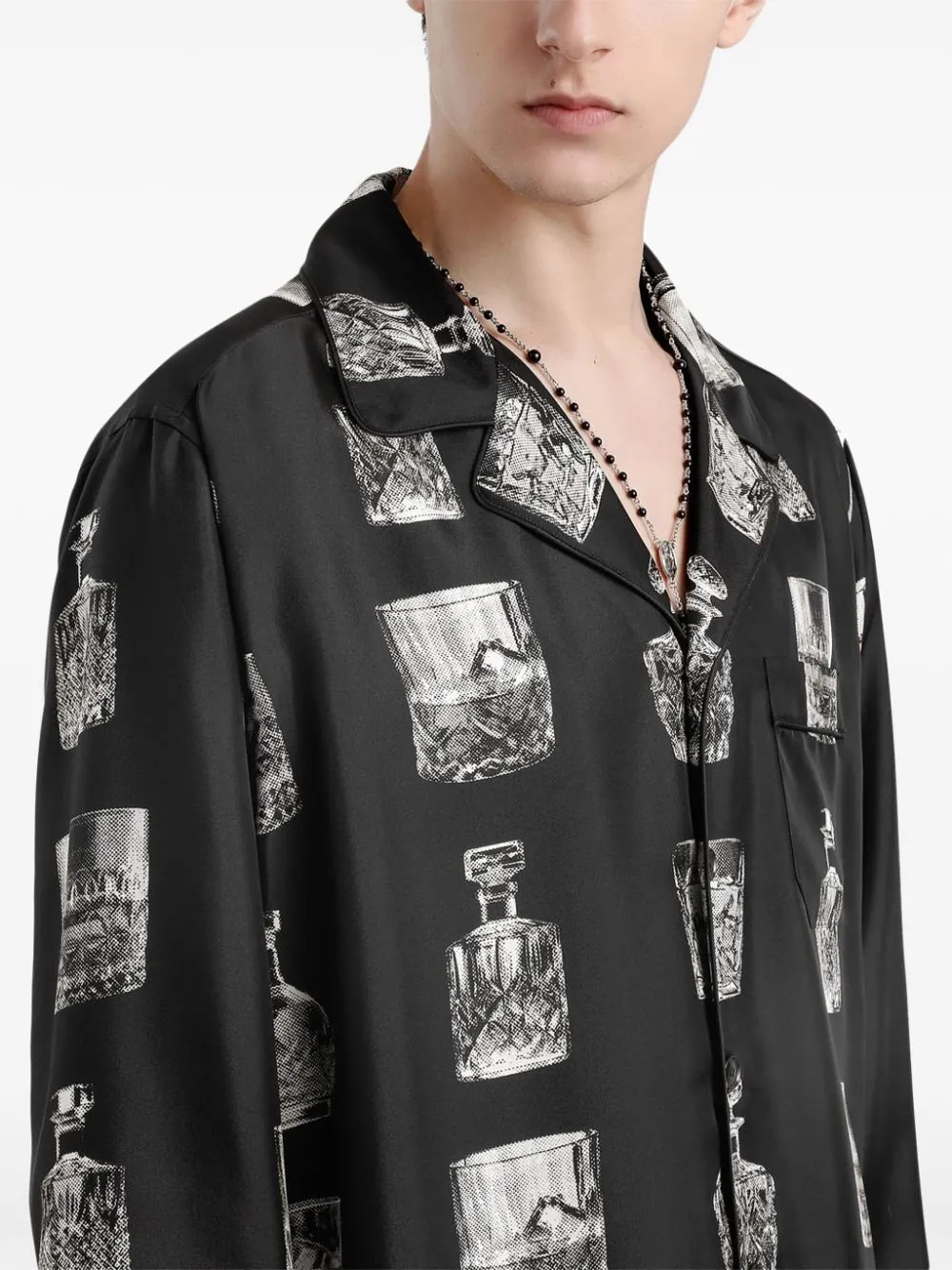 Dolce & Gabbana Printed Long Sleeve Shirt