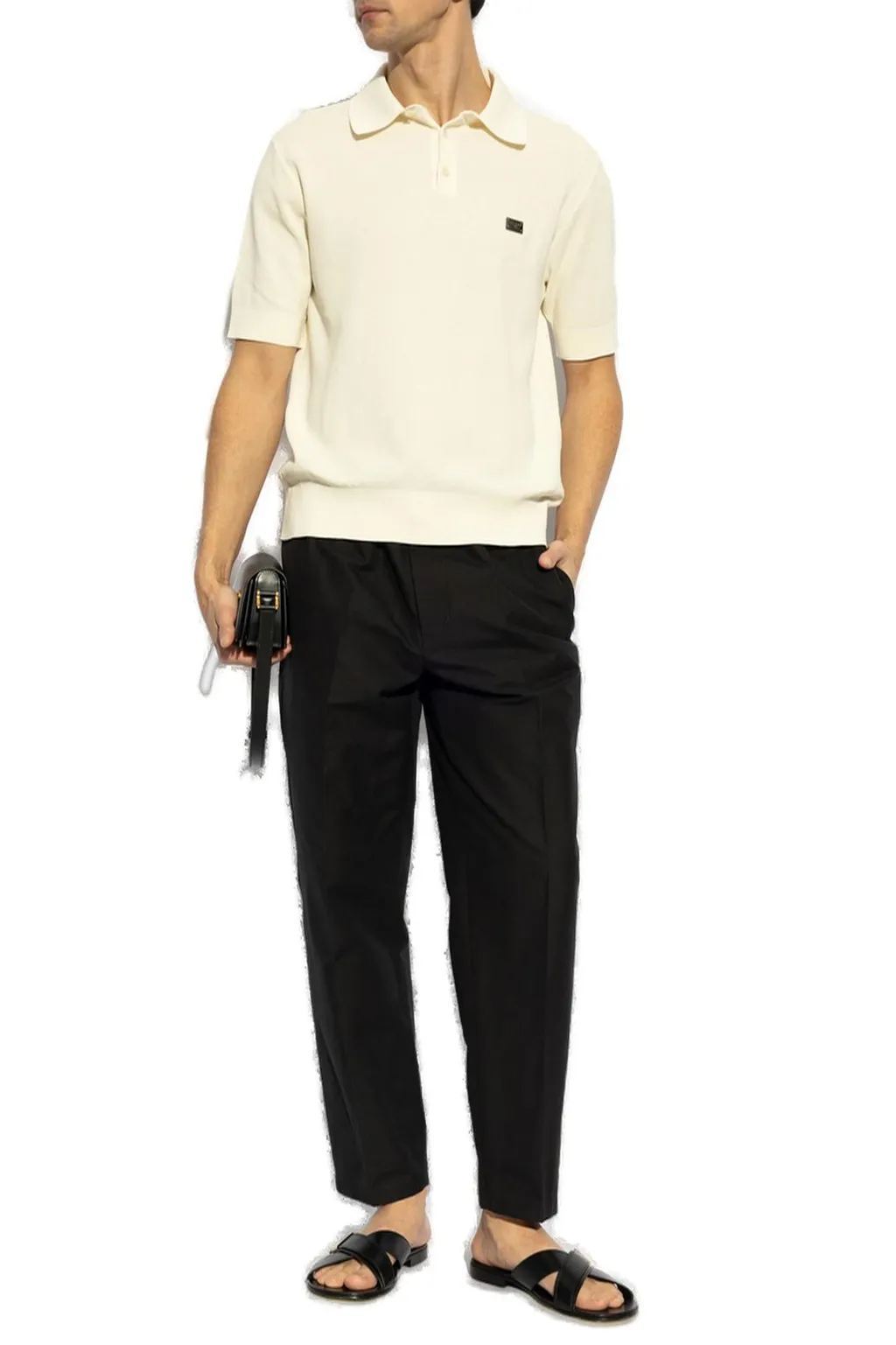 Dolce & Gabbana Logo Tag Polo Shirt