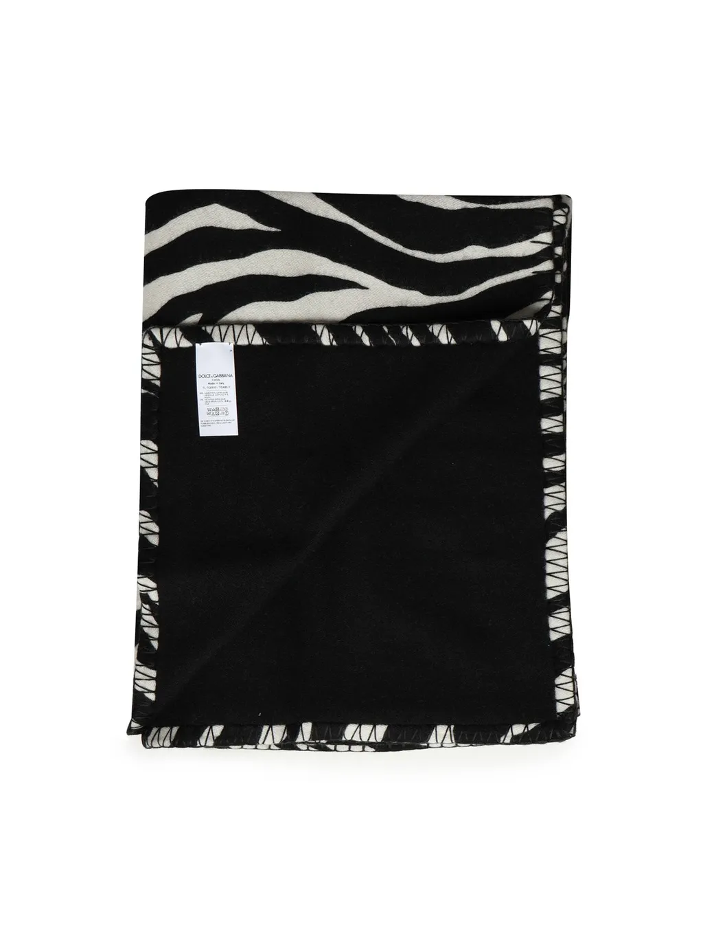 Dolce & Gabbana Zebra Printed Blanket