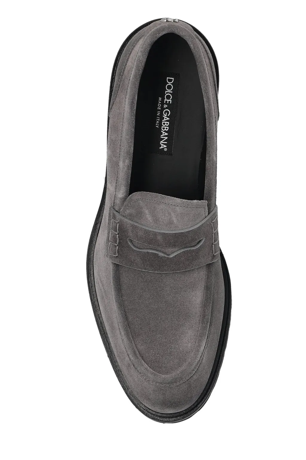 Dolce & Gabbana Round Toe Loafers