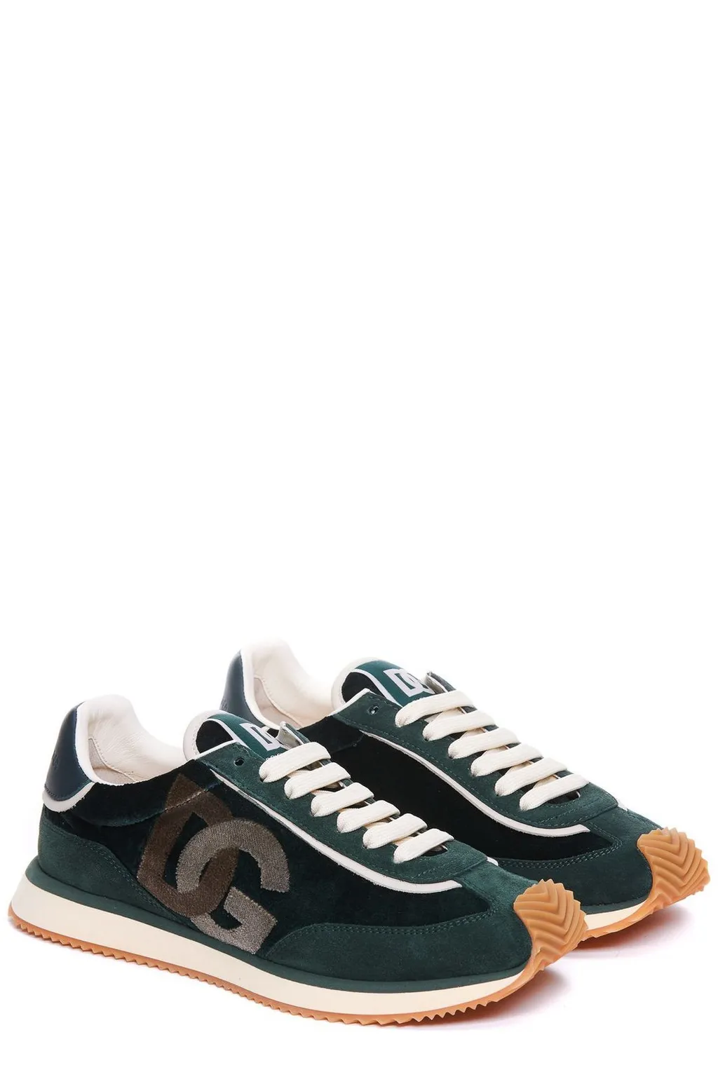 Dolce & Gabbana Round Toe Dg Cushion Sneakers